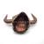 The Halloween party costume golden imitation cotton ox horn headgear hat stage props