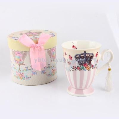 Ceramic cup, water cup, tea cup, gift cup, mug and mug creative and simple personality single cup tea set, coffee cup fo