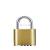 Brass code lock bottom open neutral packaging door waterproof anti - theft mechanical code copper padlock
