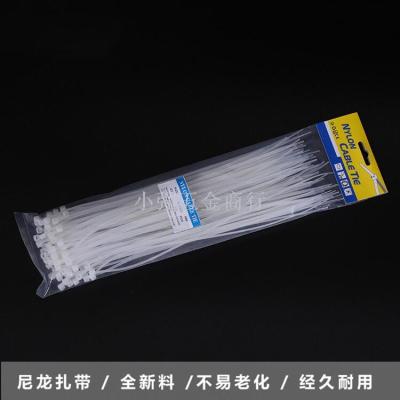 Manufacturer direct selling nylon tie belt fixed plastic tie belt wire harness belt 100 pieces/bag
