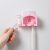 Animated tooth brush holder Kitty double non-perforated non-trace stick creative bathroom tooth brush mounting powerful suction cup tooth set rack