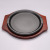 Factory Direct Sales round Cast Iron Baking Pan Teppanyaki Steak Barbecue Plate Restaurant Hotel Bar Professional Iron Tray Wholesale