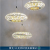 Luxury Crystal Lights LED hanging Lamp Pendant Fixture Lights For Kitchen
