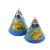 Children's cartoon birthday pointy hat unicorn Pikachu minions KT princess spiderman car paper hat