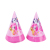 Children's cartoon birthday pointy hat unicorn Pikachu minions KT princess spiderman car paper hat