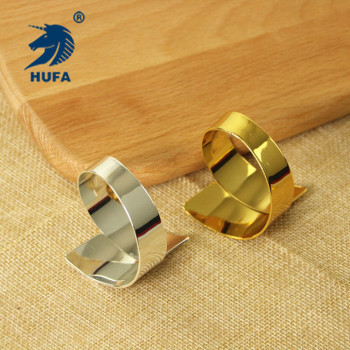 Factory Direct Sales Stainless Steel Napkin Ring Metal Eight-Shaped Napkin Ring Hotel Home Model Room Wedding Mat Towel Ring
