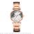 New creative leaves color matching ladies fashion steel band watch