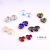 Internet Celebrity Nail Ornament Love Heart with Hole Artificial Diamond Decoration Gem Nail Crystal Japanese Heart Buckle Phototherapy Plastic Bright Crystal