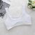 Girl's Bra Development Sports Vest Middle School Student Big Kids' Underwear Cotton Wireless Push up Bra Manufacturer