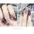Internet Celebrity Nail Ornament Love Heart with Hole Artificial Diamond Decoration Gem Nail Crystal Japanese Heart Buckle Phototherapy Plastic Bright Crystal