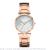 New creative leaves color matching ladies fashion steel band watch