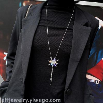 Korean High-End Versatile Sweater Chain Long Women's Accessories Clothes Autumn and Winter Hanging Decorations Stylish and Personalized Necklace