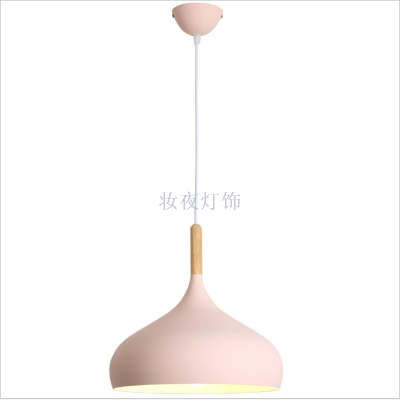 Nordic modern restaurant lights creative personality dining hall bar tieyi chandelier three straight plate disc resta