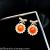 Socialite Micro-Inlaid Craft S925 Silver Ear Pin Bow Earrings Sense of Quality Artificial Garnet Earrings Commuter's All-Matching