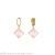 Korean Ins Same Style Earrings for Women Simple Temperamental All-Match Irregular Asymmetric Metal Water Ripple Earrings Earrings