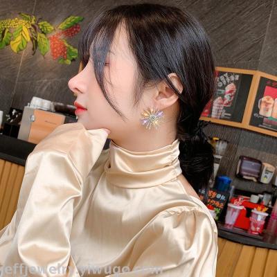 925 Silver Needle Long Tassel Exaggerated Earrings 2020 New Trendy Graceful and Fashionable Women's Eardrops Internet Influencer Personalized Earrings