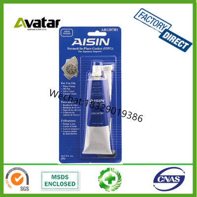  AISIN car parts use high temperature blue RTV silicon gasket sealer for gearbox 85g 