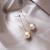 High Sense French Style Temperament Long Fringed Pearl Earrings 2020 New Trendy Female Earrings Internet Celebrity Earrings Eardrops