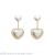 Earrings for Women Temperamental Long Eardrops Korean Love Pearl Sense of Quality French Style Internet Celebrity Silver Stud Earrings 2020 New Fashion