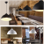 Retro industrial chandelier restaurant contracted personality creative mine lamp black white tie yi office chandelier 