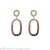 Sense of Quality Gradient Earrings 2020 New Trendy Elegant New Year Exaggerated Earrings S925 Silver Needle Oval Rhinestone Studs