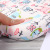 Cross border baby products cartoon printing baby anti-deviation head set pillow penetrable baby pillow