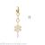 Asymmetric Long Snowflake Earrings Korean Temperament and Fully-Jewelled Autumn and Winter 2020 New Fashion Earrings Sterling Silver Needle Earrings