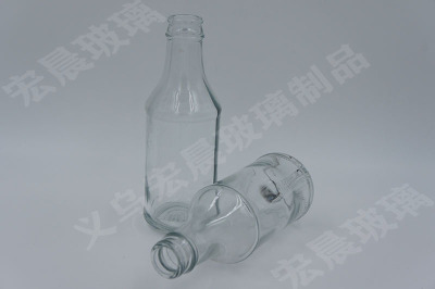 Factory direct line machine small mouth blowing glass beer bottle glass beverage bottle