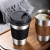 American Coffee Cup Stainless Steel Mug Cup Cold Drink Straw Portable Bottle 304 Coffee Cup