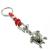 Morning key chain key chain gift laser relief turtle three-dimensional turtle tourism souvenirs