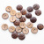 Hot Sale Hight Quality Decorative DIY Brown 2 Holes Sewing Coconut Buttons For Cloth