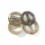 High quality natural coconut ring circle button