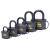 Manufacturer direct selling shell lock waterproof lock black paint lock beam anti-theft anti-pry blade square padlock 