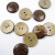 Natural 2 holes coconut shell buttons for garment decoration wholesale