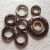 High quality natural coconut ring circle button