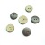 wholesale Heart Shape Natural 2 Holes Coconut Shell Buttons