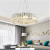 Crystal Chandelier Light Modern Chandeliers Dining Room Light Fixtures Bedroom Living Farmhouse Lamp Glass Led 78