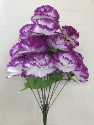 18 head Wholesale of plastic bouquets of lilac sacrificial flowers for tomb sweeping day