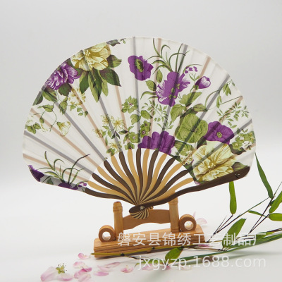 Bamboo Fan Folding Fan Wholesale Keel Knife Fan Japanese Style Japanese Style Fan Bamboo Female Fan Hot Sale at Scenic Spot