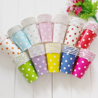 Children's birthday party dress-up disposable drink paper cup creative cartoon party paper cup frozen