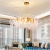 Post-Modern Golden Crystal Chandelier Nordic Light Luxury and Simplicity Creative Villa Project Home Bedroom Dining Room