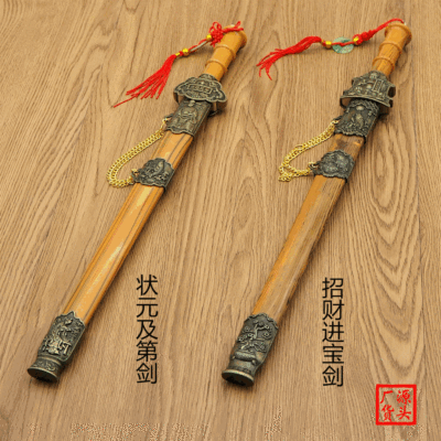 Factory Direct Sales Metal Dagger Longquan Sword Town House Sword Not Open Blade Metal Craft Products Wholesale