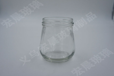 Factory direct selling wire mouth glass pickles bottle penguin - shaped glass pickles bottle tinplate cover