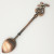 New Retro Alloy Coffee Spoon Three-Dimensional Daji Dancer Ballet Gold and Silver Copper Dessert Spoon Jy95