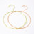 Nordic round Hanger Rose Gold Metal Iron Art round Scarf Hanger Large Wire Diameter Towel Underwear Hanger