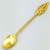 New Retro Alloy Coffee Spoon Ice-Cream Spoon/Jam Spoon Minor More Gold and Silver Copper Dessert Spoon (Jy90)