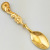 Fashion Western Tableware Retro Coffee Spoon Gold and Silver Copper Ocean Series Spoon Small Tone More Ice-Cream Spoon Jyv01