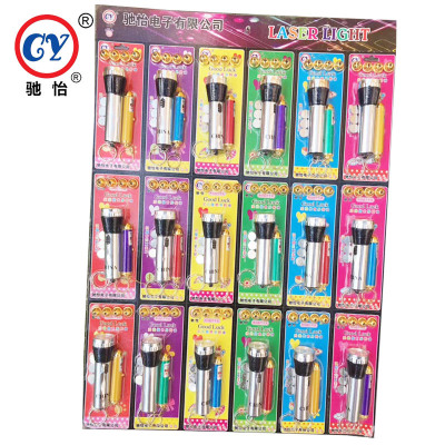Novel 5-head flashlight laser lamp toy suction card laser pen advertising promotion pointer laser pen