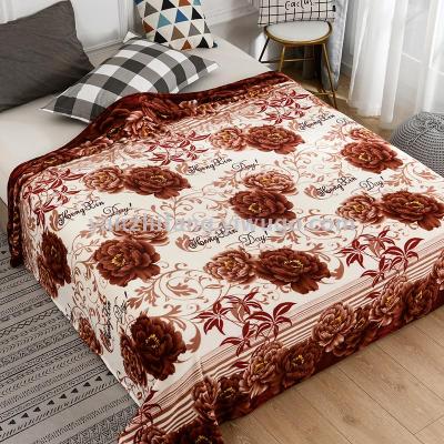 Life series flannel coralline blanket household leisure blanket gifts gifts small blanket wholesale