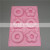 6 Roses Silicone Cake Mould Ice Cream Pudding Jelly Mould Soap Products Production Mold